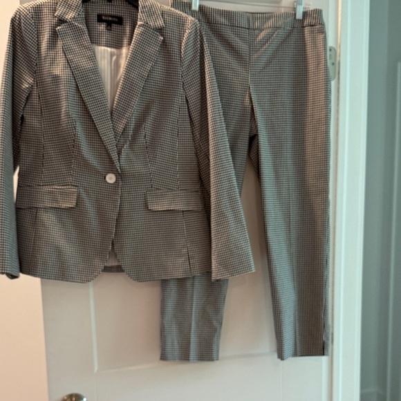 Talbots Jackets & Blazers - Talbots Black and White Houndstooth Suit